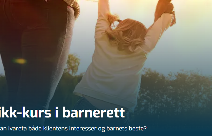 Etikk-kurs i barnerett
